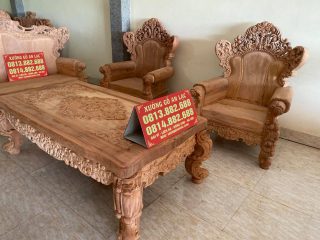 Bàn ghế Hoàng Gia gỗ hương đá (anh Thành - Hà Nội) 8 Bàn ghế Hoàng Gia (anh Thành - Hà Nội)