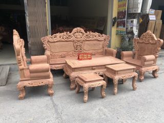 Bộ Hoàng Gia gỗ hương đá ( anh Hưởng - Hưng Yên)