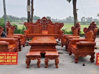 Bộ Hoàng Gia gỗ hương đá (chú Châu - Thái Bình)