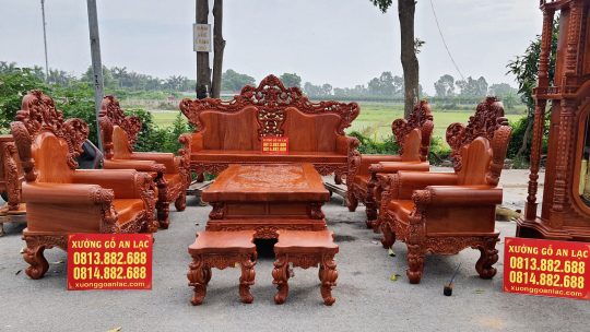 Bộ Hoàng Gia gỗ hương đá (chú Châu - Thái Bình)