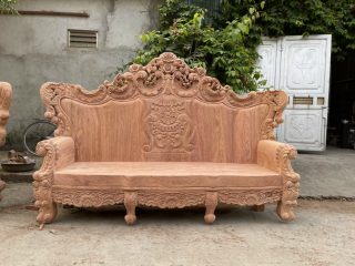 Bộ Hoàng Gia gỗ hương đá nguyên khối (chú Vượng - Hưng Yên)