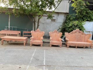 Bộ Hoàng Gia gỗ hương đỏ (anh Văn - Hà Nội)