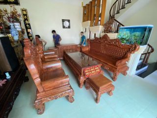 Bộ hoàng Gia 6 Món gỗ hương đá (anh Tùng - Hà Nội)