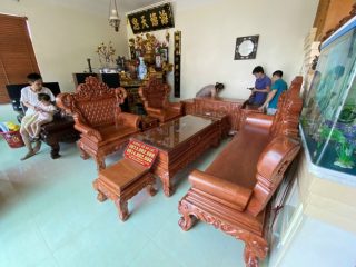 Bộ hoàng Gia 6 Món gỗ hương đá (anh Tùng - Hà Nội)