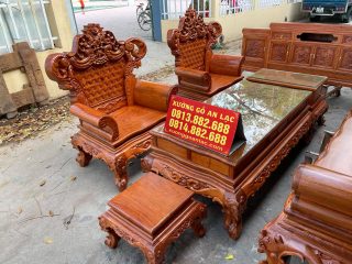 Bộ hoàng Gia gỗ gõ đỏ (anh Hoan - Ninh Bình)