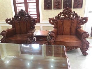 Bộ hoàng Gia gỗ hương đá (anh Bình - Hà Nội)