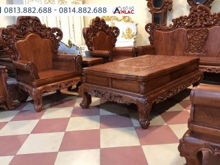 Bộ ghế hoàng gia gỗ hương đá 10 món (Anh Nam - Quảng Bình) 46 101