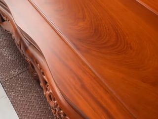 Bộ hoàng gia 6 món gỗ hương đá đục hai mặt của bác Lâm (Thái Nguyên) 45 Bo ban ghe huong gia go huong da anh Lam 20