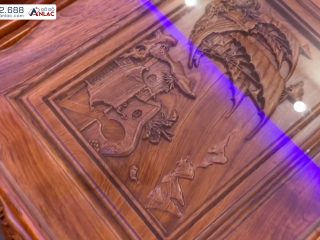 Bộ bàn ghế louis hoàng gia 10 món tay đặc nguyên khối gỗ hương đá (Anh Nam - Hải Phòng) 59 Bo ban ghe louis hoang gia 10 mon tay dac nguyen khoi go huong da anh Nam Hai Phong 27