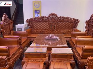 Bộ bàn ghế louis hoàng gia 10 món tay đặc nguyên khối gỗ hương đá (Anh Nam - Hải Phòng) 36 Bo ban ghe louis hoang gia 10 mon tay dac nguyen khoi go huong da anh Nam Hai Phong 4
