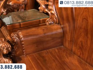 Tay ghế đặc nguyên khối gia công bóng mịn