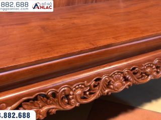 Bộ ghế hoàng gia gỗ hương đá 10 món (Anh Nam - Quảng Bình) 68 Yếm đoản đục sâu sắc nét