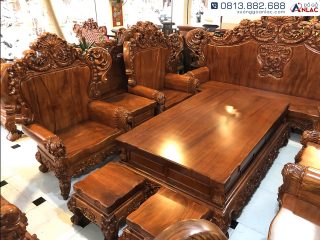 Bộ bàn ghế hoàng gia nguyên khối gỗ hương đá Vip 10 món (Chú Lương - Hải Phòng) 41 Bo ghe hoang gia nguyen khoi go huong da Vip 10 mon 2
