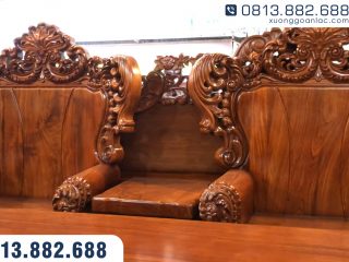 Bộ bàn ghế hoàng gia nguyên khối gỗ hương đá Vip 10 món (Chú Lương - Hải Phòng) 59 Bo ghe hoang gia nguyen khoi go huong da Vip 10 mon 20