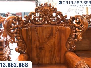 Bộ bàn ghế hoàng gia nguyên khối gỗ hương đá Vip 10 món (Chú Lương - Hải Phòng) 62 Bo ghe hoang gia nguyen khoi go huong da Vip 10 mon 23