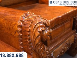 Bộ bàn ghế hoàng gia nguyên khối gỗ hương đá Vip 10 món (Chú Lương - Hải Phòng) 76 Bo ghe hoang gia nguyen khoi go huong da Vip 10 mon 37