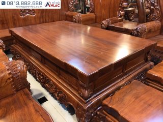 Bộ bàn ghế hoàng gia nguyên khối gỗ hương đá Vip 10 món (Chú Lương - Hải Phòng) 45 Bo ghe hoang gia nguyen khoi go huong da Vip 10 mon 6