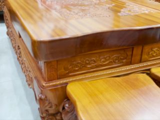 Bộ Luois Hoàng Gia Tan Co Dien Gỗ Gõ Dỏ 10 Mon ban tra 7 scaled