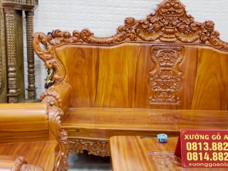 Bộ Luois Hoàng Gia Tan Co Dien Gỗ Gõ Dỏ 10 Mon ghe dai 1 scaled