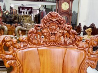 Bộ Luois Hoàng Gia Tan Co Dien Gỗ Gõ Dỏ 10 Mon ghe don 5 scaled