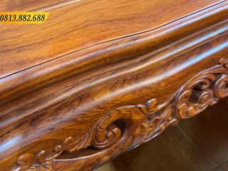 Yếm ghế dài vén rèm lá tây độc đáo