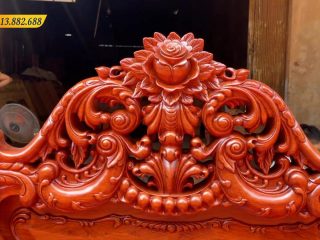 Chương ghế đơn đục bông hoa hồng nở rội