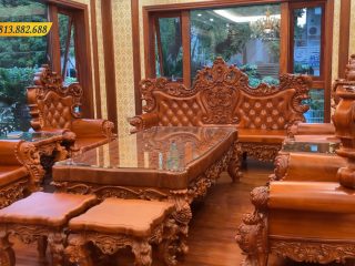 bo ban ghe hoang gia louis tan co dien 10 mon anh Tan Ha Dong 2