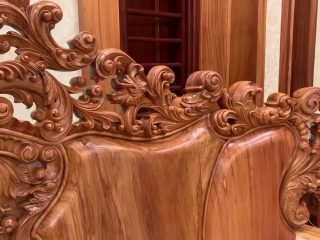 Bộ bàn ghế Hoàng Gia Tân Cổ Điển nguyên khối 10 món vách trơn (anh Chiến - Bắc Ninh) 16 hoang gia nguyen khoi vach tron 6