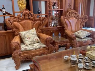 Bộ bàn ghế Hoàng Gia Tân Cổ Điển nguyên khối 10 món vách trơn (anh Chiến - Bắc Ninh) 17 hoang gia nguyen khoi vach tron 7