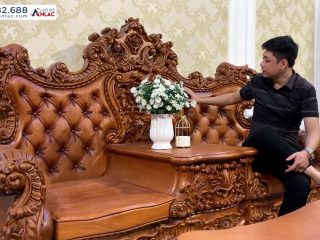 Tựa lưng dày 13cm đục phỏng sofa