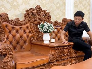 Mặt ghế nguyên khối dày 10cm