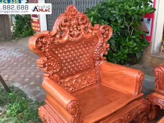 Bộ Louis Hoàng Gia gỗ hương đá chân 14 (Anh Tiến - Phú Thọ) 27 louis hoang gia go huong da chan 14 18
