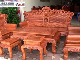 Bộ Louis Hoàng Gia gỗ hương đá chân 14 (Anh Tiến - Phú Thọ) 31 louis hoang gia go huong da chan 14 3