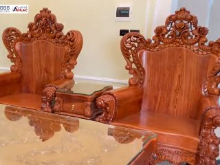 Bộ Bàn Ghế Louis Hoàng Gia Đại Nguyên Khối Gỗ Hương Đá (anh Lâm - Nam Định) 37 Bo Ban Ghe Luois Hoang Gia Dai Nguyen Khoi Go Huong Da 15