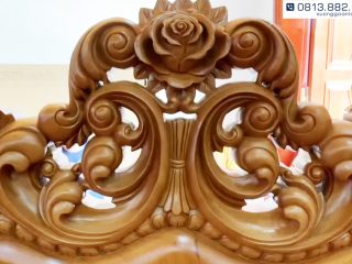 Bộ Ghế Hoàng Gia Louis Gỗ Gõ Đỏ (anh Cao, Hải Dương) 24 ghế đơn bộ hoàng gia