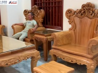 Bộ Ghế Hoàng Gia Louis Gỗ Gõ Đỏ (anh Cao, Hải Dương) 17 Bo Ghe Hoang Gia Louis Go Go Do anh Cao Hai Duong 8