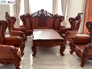 Siêu phẩm bàn ghế Royal Hoàng Gia Louis gõ đỏ 10 món đẹp như tranh vẽ (anh Dũng - Biên Hoà) 16 Sieu pham Hoang Gia Louis son mau tranh ve 2