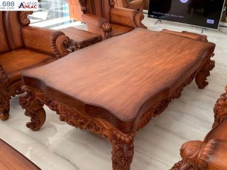 Siêu phẩm bàn ghế Royal Hoàng Gia Louis gõ đỏ 10 món đẹp như tranh vẽ (anh Dũng - Biên Hoà) 18 Bàn trà bộ siêu phẩm hoàng gia