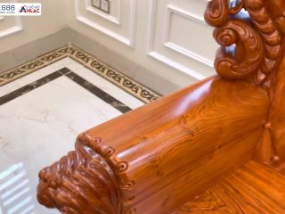 Tay ghế Nguyên 1 khối đặc bo cong nhẵn mịn