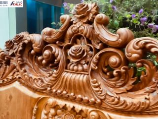 Bộ bàn ghế LOUIS HOÀNG GIA gỗ hương đá (anh Tiến, Hải Dương) 34 bộ bàn ghế LOUIS HOÀNG GIA gỗ hương đá