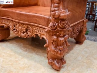 Bộ bàn ghế LOUIS HOÀNG GIA gỗ hương đá (anh Tiến, Hải Dương) 33 bộ bàn ghế LOUIS HOÀNG GIA gỗ hương đá
