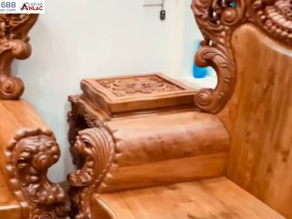 Bộ bàn ghế LOUIS HOÀNG GIA gỗ hương đá (anh Tiến, Hải Dương) 24 bộ bàn ghế LOUIS HOÀNG GIA gỗ hương đá