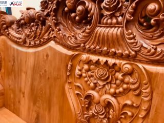 Bộ bàn ghế LOUIS HOÀNG GIA gỗ hương đá (anh Tiến, Hải Dương) 37 bộ bàn ghế LOUIS HOÀNG GIA gỗ hương đá