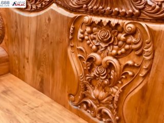 Bộ bàn ghế LOUIS HOÀNG GIA gỗ hương đá (anh Tiến, Hải Dương) 36 bộ bàn ghế LOUIS HOÀNG GIA gỗ hương đá