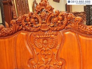 bộ bàn ghế hoàng gia gỗ gõ đỏ siêu vip