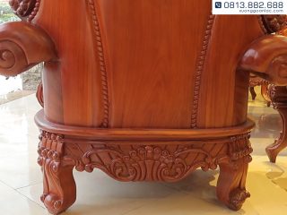bộ bàn ghế hoàng gia đục hai mặt