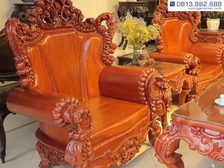 ghế đơn bộ bàn ghế hoàng gia