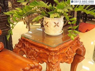 Đôn cao bộ bàn ghế hoàng gia