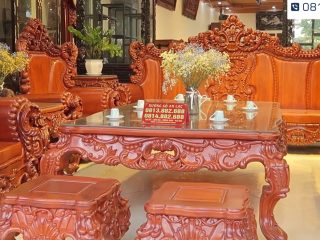 bộ bàn ghế hoàng gia sang trọng