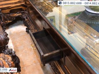 bộ bàn ghế hoàng gia gỗ mun